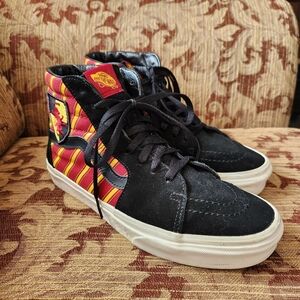 Vans Sk8-Hi Harry Potter Gryffindor Sneakers Black & Red Women’s 9 Mens 7.5